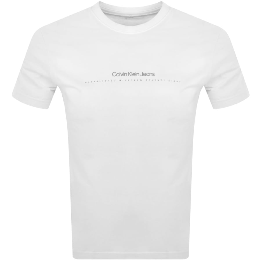 Calvin klein jeans white t shirt 2025